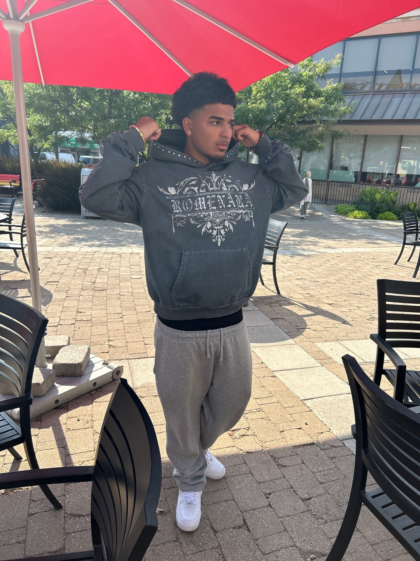 "phantom grey" hoodie